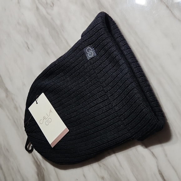 Calia ribbed beanie pure black NWT - Picture 3 of 7